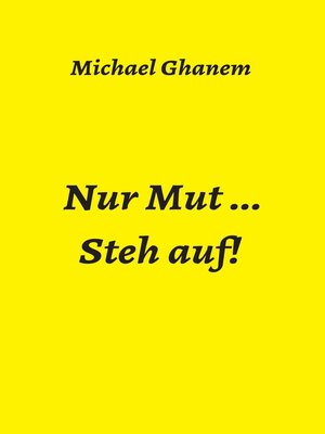 cover image of Nur Mut ...